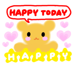 "ANDREA" Happy Bear Kid sticker #3437844