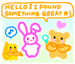 "ANDREA" Happy Bear Kid sticker #3437846