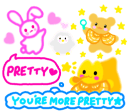 "ANDREA" Happy Bear Kid sticker #3437848