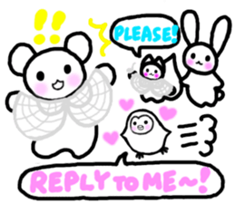 "ANDREA" Happy Bear Kid sticker #3437850