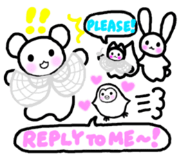 "ANDREA" Happy Bear Kid sticker #3437850