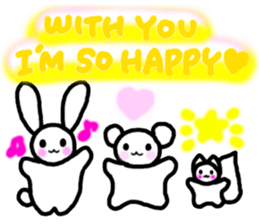 "ANDREA" Happy Bear Kid sticker #3437853