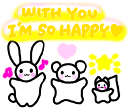 "ANDREA" Happy Bear Kid sticker #3437853