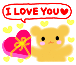 "ANDREA" Happy Bear Kid sticker #3437858