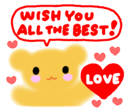 "ANDREA" Happy Bear Kid sticker #3437859