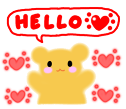 "ANDREA" Happy Bear Kid sticker #3437861