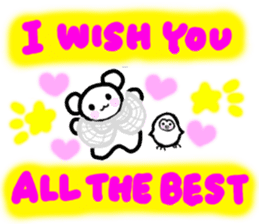 "ANDREA" Happy Bear Kid sticker #3437862