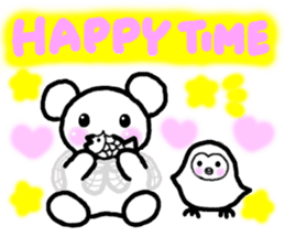 "ANDREA" Happy Bear Kid sticker #3437863
