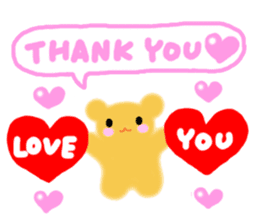 "ANDREA" Happy Bear Kid sticker #3437866