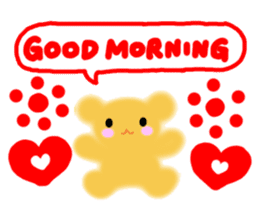 "ANDREA" Happy Bear Kid sticker #3437867