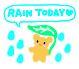 "ANDREA" Happy Bear Kid sticker #3437869