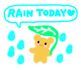 "ANDREA" Happy Bear Kid sticker #3437869