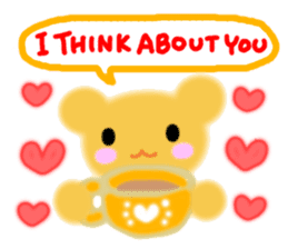 "ANDREA" Happy Bear Kid sticker #3437870