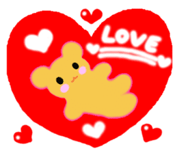 "ANDREA" Happy Bear Kid sticker #3437873