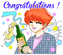 Angels' Happy Events -Season's Greetings sticker #3475211