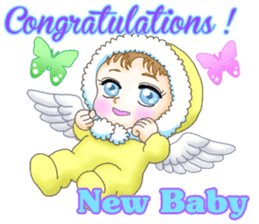 Angels' Happy Events -Season's Greetings sticker #3475213