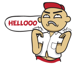 Si Udin (English Version) sticker #3480838