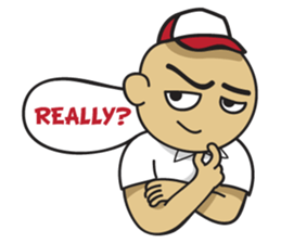 Si Udin (English Version) sticker #3480844