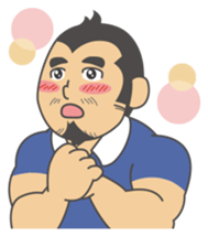Gori-Hige-kun 40s sticker #3536838