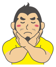 Gori-Hige-kun 40s sticker #3536843