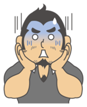 Gori-Hige-kun 40s sticker #3536849