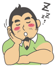 Gori-Hige-kun 40s sticker #3536856