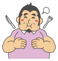 Gori-Hige-kun 40s sticker #3536863