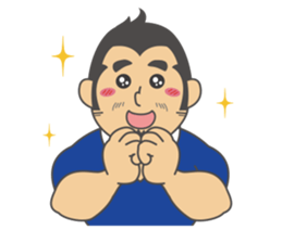 Gori-Hige-kun 40s sticker #3536867