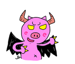 kawaii piglets sticker #3554568