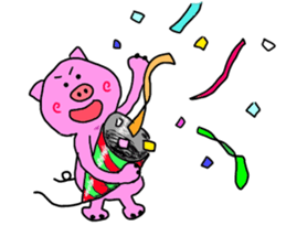 kawaii piglets sticker #3554574