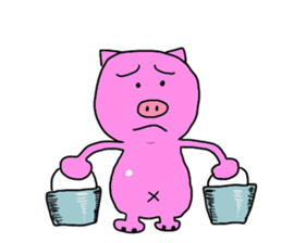 kawaii piglets sticker #3554577