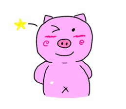 kawaii piglets sticker #3554586