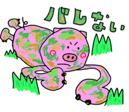 kawaii piglets sticker #3554593