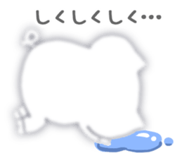 Fluffy pig sticker #3633470