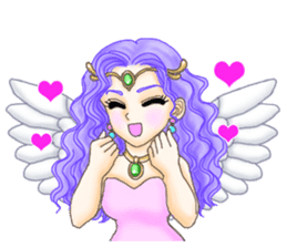 Cute Angels' Smiles (English) sticker #3633775