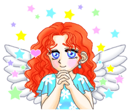 Cute Angels' Smiles (English) sticker #3633780