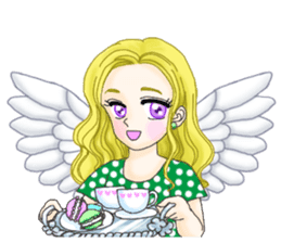 Cute Angels' Smiles (English) sticker #3633790