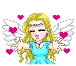 Cute Angels' Smiles (English) sticker #3633792