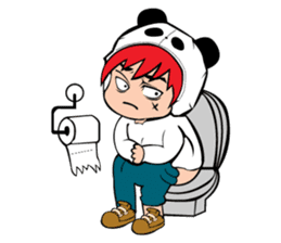 Panda Man sticker #3656563