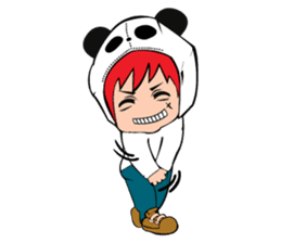 Panda Man sticker #3656565