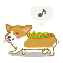Hot dog-Corgi (English ver.)