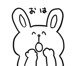 The good friend rabbit sticker #3722951