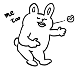 The good friend rabbit sticker #3722964