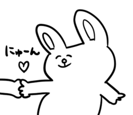 The good friend rabbit sticker #3722980