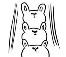The good friend rabbit sticker #3722990