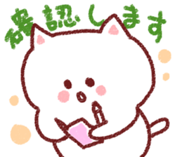 The crayon cat sticker #3734237