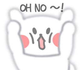 Fluffy rabbit sticker #3742186