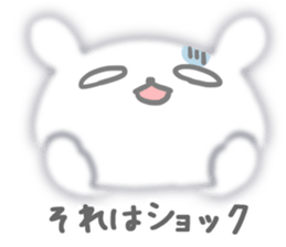 Fluffy rabbit sticker #3742187