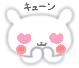 Fluffy rabbit sticker #3742192