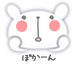 Fluffy rabbit sticker #3742199